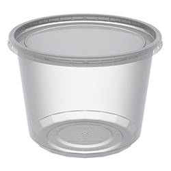 CLEAR DELI COMBO CONTAINER LID 16 OZ