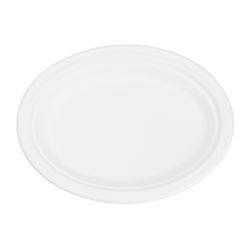 BAGASSE OVAL PLATE 9.9