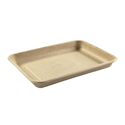 BEIGE MOLDED FIBER TRAY NO.2DP