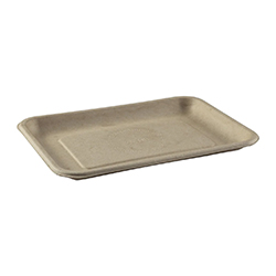 BEIGE MOLDED FIBER TRAY NO.2S