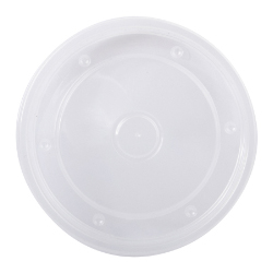 ROUND PLASTIC LID FOR KRAFT PAPER CONTAINER 24-32 OZ