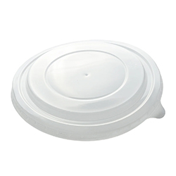 ROUND PLASTIC LID FOR KRAFT PAPER CONTAINER 115 MM
