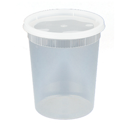 CLEAR COMBO DELI CONTAINER WITH LID 32 OZ