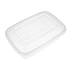 COMBO RECTANGULAR CONTAINER CLEAR LID 28 OZ