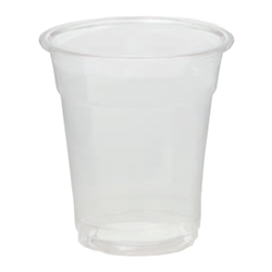 CLEAR PLASTIC CUP 8 OZ 78 MM