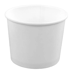 CONTENANT ROND EN PAPIER BLANC 20 OZ