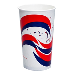 VERRE EN CARTON POUR BREUVAGE FROID SWIRL 12 OZ