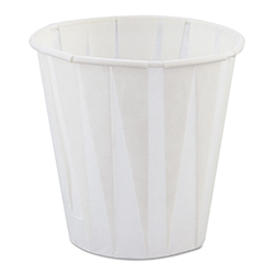 PAPER PLEATED WATER PORTION CUP 5 OZ