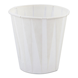 PAPER PLEATED WATER PORTION CUP 5OZ