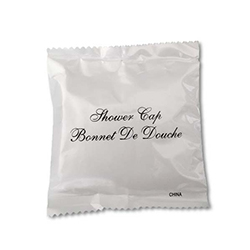 PLAIN SHOWER CAP INDIVIDUALLY WRAPPED