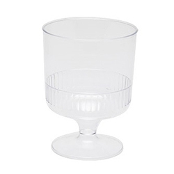 VERRE A VIN PLASTIQUE CLAIR 5 OZ