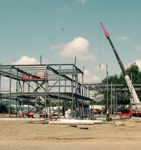 The construction of Ralik Packaging’s 23,000 sq. ft. building in Blainville
